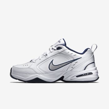 Nike Air Monarch IV - Férfi Edzőcipő - Fehér/Metal Titán